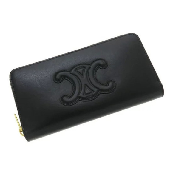 Celine Handbags - Celine Zip Wallet Triomphe